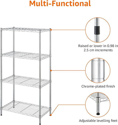 Amazon Basics 4-Shelf Adjustable Storage Shelving Unit - Image 7