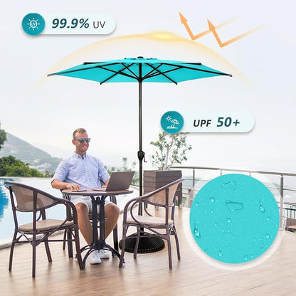 Abba Patio 7.5FT Lyon Outdoor Patio Umbrella Outdoor Table Umbrella - Image 3