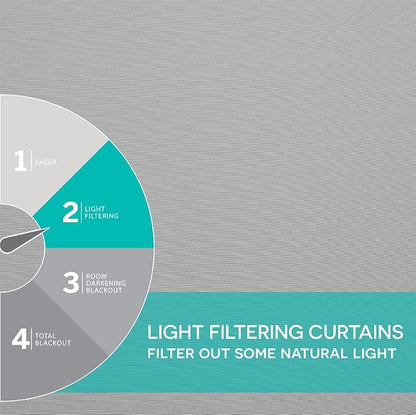 EXCLUSIVE HOME Cabana Solid Indoor/Outdoor Light Filtering Hook-and-Loop Tab - Image 8
