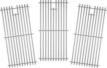 Grill Grates for Charbroil Advantage 4 Burner 463343015 463344015 463344116 463240015 Gas2coal 463340516, Replacement Parts for CharBroil G460-0500-w1, G530-b700-w1, 16-15/16inch, Stainless Steel