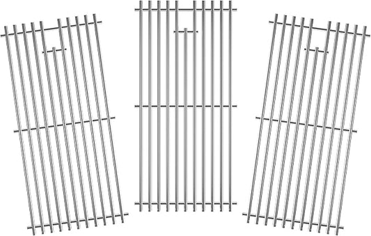 Grill Grates for Charbroil Advantage 4 Burner 463343015 463344015 463344116 463240015 Gas2coal 463340516, Replacement Parts for CharBroil G460-0500-w1, G530-b700-w1, 16-15/16inch, Stainless Steel