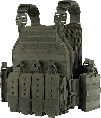 YAKEDA Quick Release Tactical Outdoor Vest for Adult
