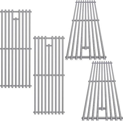 9MM 16517 Grill Grates Replacement for Bull Grill Replacement Parts, BBQ Bull Angus 4 Burner 47628 47629, Steer Premium 69008, Lonestar 87049, Bull Outlaw 26038 26039, Stainless Steel Grids