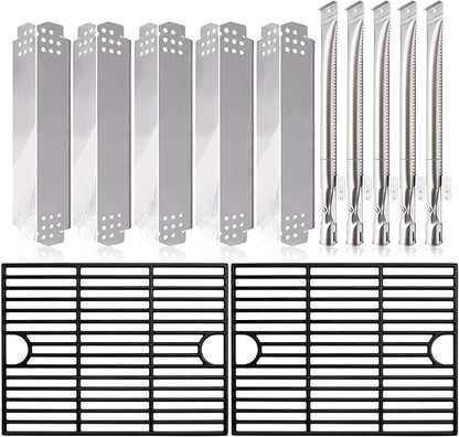 Grill Replacement Parts for Nexgrill 5 Burner 720-0888N, 720-0888, 4 Burner 720-0830H, 720-0783E. Cooking Grates, Grill Burner Tubes, Heat Plates and Igniters Accessories for Home Depot Nexgrill Parts