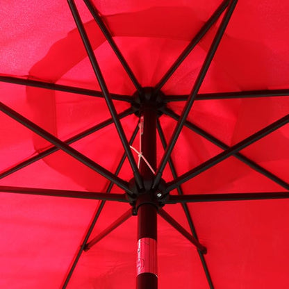 Sunnyglade 9' Solar LED Patio Umbrella, 8 Ribs, Tilt & Crank | 9Ft Patio - Image 4