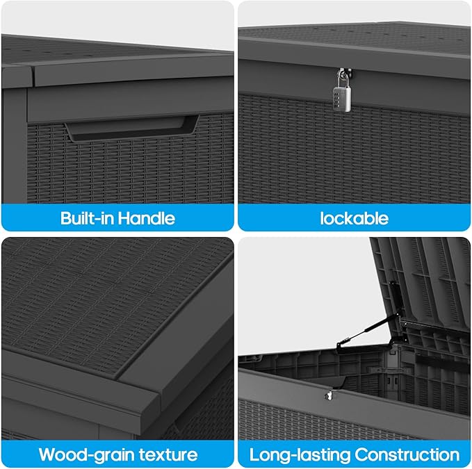 ROJIK Outdoor Storage Housing Deck Box - Image 5