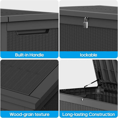 ROJIK Outdoor Storage Housing Deck Box - Image 5