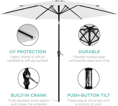 Best Choice Products 10ft Outdoor Patio Umbrella, Outdoor Table Umbrella - Image 5
