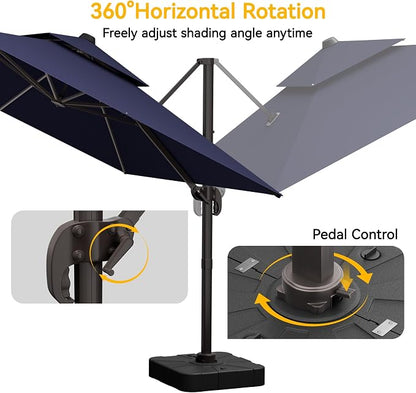 10x13 FT Patio Cantilever Umbrella - Image 6