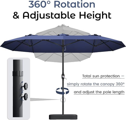DomeShade 15ft Patio Umbrella - Image 8