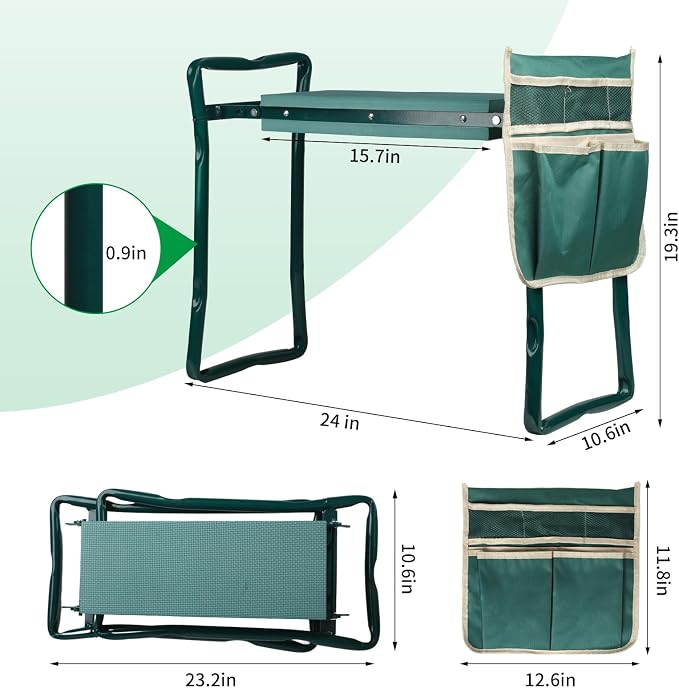 Portable Foldable Garden Kneeler and Seat - Image 3