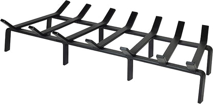 SteelFreak Heavy Duty Steel Fireplace Grate - Made in The USA (30 Inch)