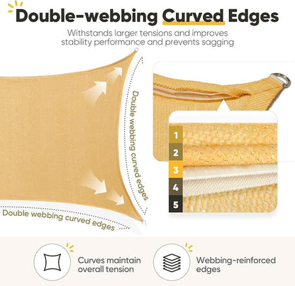 Quictent Sun Shade Sail for Patio - Image 7