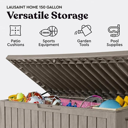 150 Gallon Resin Deck Box, Package Delivery Box - Image 5