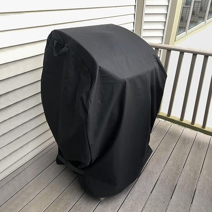 Arcedo Outdoor Grill Cover 32 Inch, Heavy Duty Waterproof 2 Burner Gas BBQ Small Grill Covers Compatible with Char Broil Weber Brinkmann Holland, Black