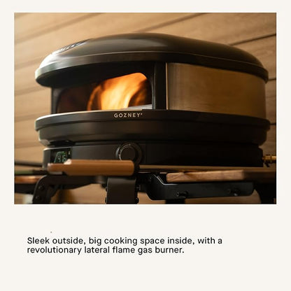 Gozney Arc XL Outdoor Pizza Oven, Propane Gas Pizza Oven, Precision Flame Control, Cooks 16" Pizza in 60 Seconds, Heats up to 950F - Off Black