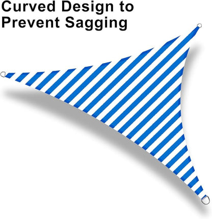 LOVE STORY 16' x 16' x 16' Triangle Sun Shade Sail - Image 6