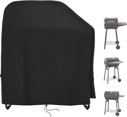 Outdoor Griddle Cover for Char-Griller Patio Pro Charcoal Grill Model E1515, Outdoor Charcoal Grill Cover for DNKMOR Charcoal Outdoor BBQ and for Kendane Barrel Grill