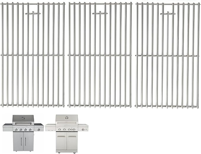 18 13/16" Grill Grates for KitchenAid 720-0954 Grill Parts, Kitchenaid 720-0733A, 720-0954A, 720-0733D, 720-0954L, 730-0733, 740-0733A, 730-0733A Grill Parts, Nexgrill Parts 720-0733, Stainless Steel
