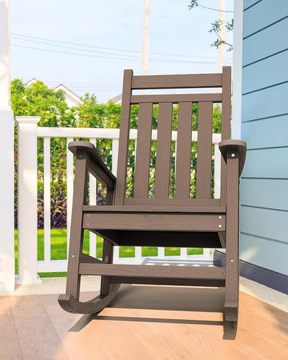 SERWALL Oversized Rocking Chair, Outdoor Rocking Chair - Image 2