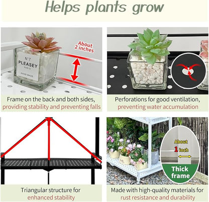 lumizone Foldable 4-Tier Plant Stand - Image 3