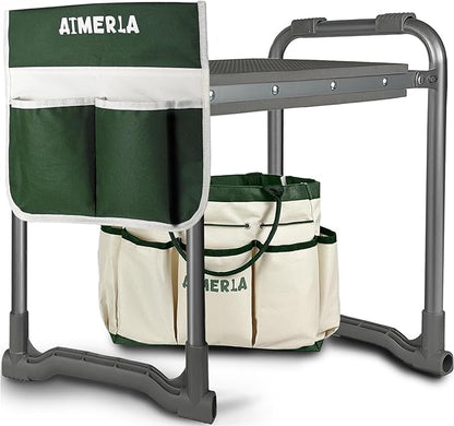 Foldable Garden Kneeler Seat Heavy Duty Gardening Stool by Aimerla