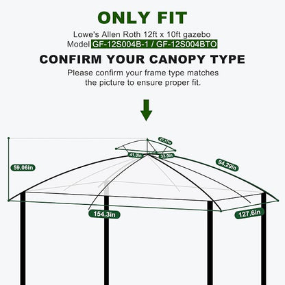 ABCCANOPY Riplock Gazebo Replacement Canopy - Image 8