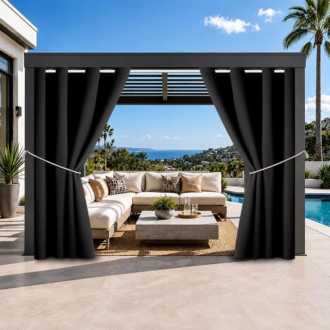 Outdoor Indoor Curtains W52 x L108 by DivaenCamino