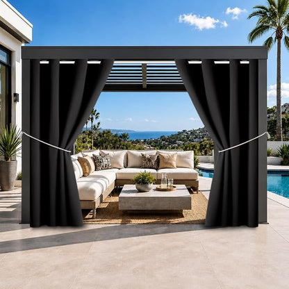 Outdoor Indoor Curtains W52 x L108 by DivaenCamino