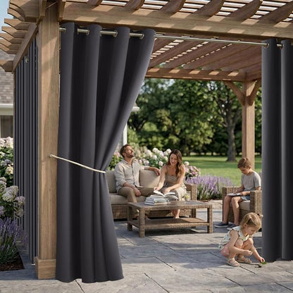 Waterproof Outdoor Curtain W52 x L84 - Image 2