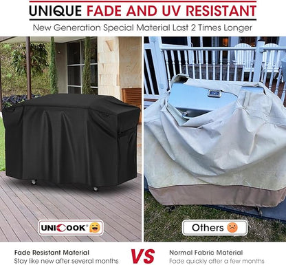 Unicook Griddle Cover for Blackstone 36 Inch ProSeries Grills, Outdoor 70 Inch Flat Top BBQ Grill Cover for 4 Burner Cooking Station, Unique UV Resistant Waterproof Vinyl with Polyester Lining