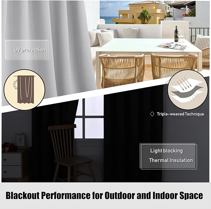 BONZER Waterproof Indoor/Outdoor Curtains - Image 7