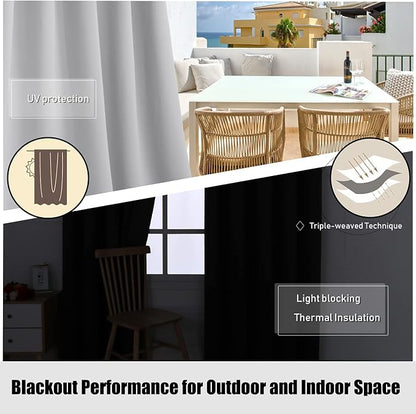 BONZER Waterproof Indoor/Outdoor Curtains - Image 7