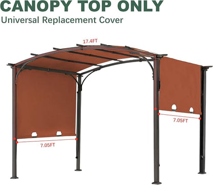 85" x 208" Universal Pergola Replacement Canopy Cover | Waterproof Shade Top - Image 2