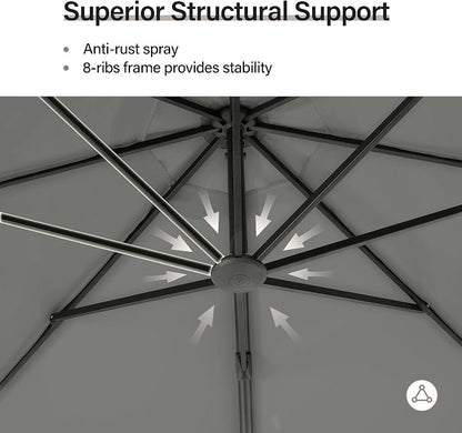 11ft Patio Cantilever Umbrella - Image 6