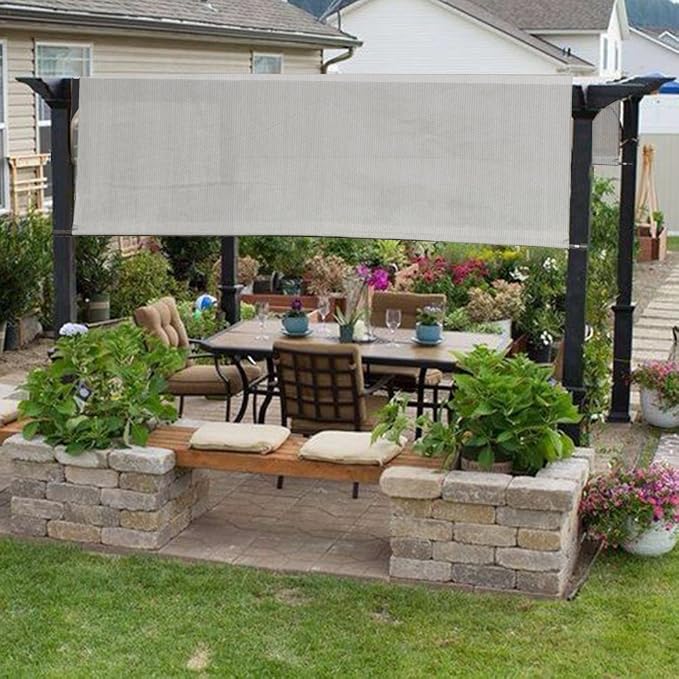 Alion Home Custom HDPE Permeable Canopy Sun Shade Cover Replacement - Image 4