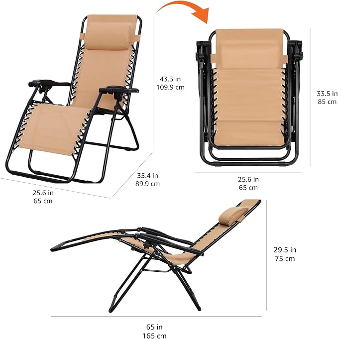 Amazon Basics Zero Gravity Lounge Chair - Image 2