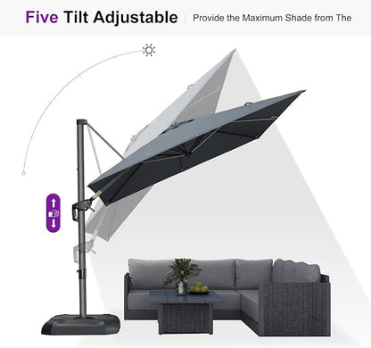 PURPLE LEAF Outdoor Umbrella - Image 7