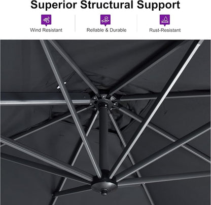 PURPLE LEAF Patio Umbrella - Image 3