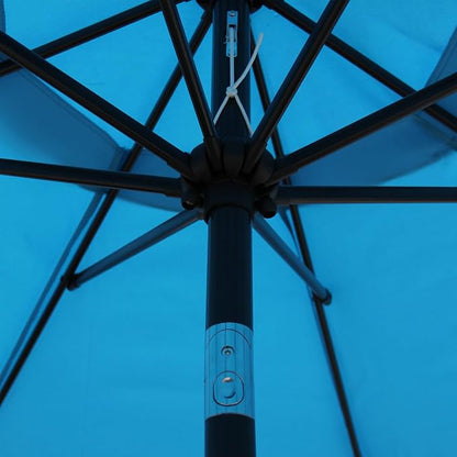 9' Outdoor Patio Umbrella, Outdoor Table Umbrella, Yard Umbrella, Market - Image 4