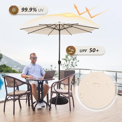 Abba Patio 11FT Lyon Outdoor Patio Umbrella Outdoor Table Umbrella - Image 3