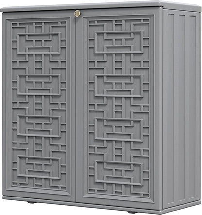 HOMSPARK Indoor/Outdoor Storage Cabinet by HOMSPARK