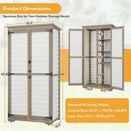 PetsCosset Outdoor Storage Cabinet - Image 3