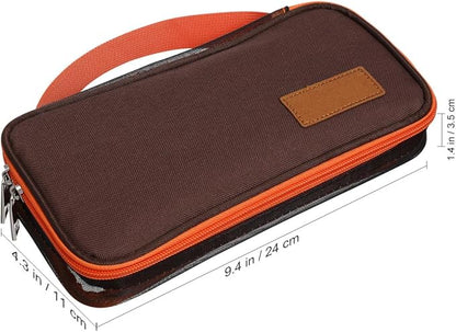 Camping Utensil Bag Travel Cookware Storage Bag Portable Silverware Bag Cooking Utensils Organizer Tableware Fork Spoon Chopsticks Organizer for Outdoor Travel Picnic Camping