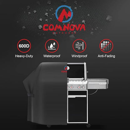 Comnova Grill Cover for Weber Summit 400 Series - 67 Inch BBQ Grill Cover Heavy Duty & Waterproof, 7108 Barbecue Cover for Weber Summit 470, Summit 420, 2022 Genesis S-325s and E-325s Grill Models