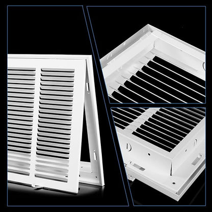 20x16 Return Air Grille [Duct Opening Size],Return Air Vent Cover for Wall Or Ceiling,Steel Return Air Filter Grilles Removable Face/Door for 1 Inch Filters (20"Wx16"H[Duct Opening])