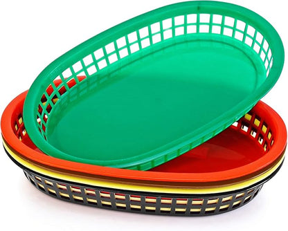 New Star Foodservice 44089 Fast Food Baskets, 10.5 x 7 Inch, Set of 12, Yellow