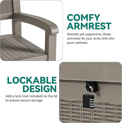 YITAHOME 70 Gallon Deck Bench - Image 3