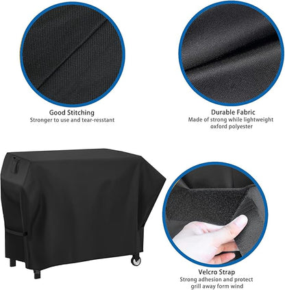 Grill Cover for Blackstone Duo 17" Griddle and Grill Combo 1819, Heavy Duty Waterproof Blackstone 5091 Cover, Outdoor BBQ Grilling Cover