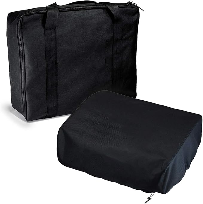 22 Inch Carry Bag and Griddle Cover Replacement Parts for Blackstone 22" Table Top Griddle with Griddle Hood, Heavy Duty Waterproof 600D Polyester Table Up 22" Griddle Cover